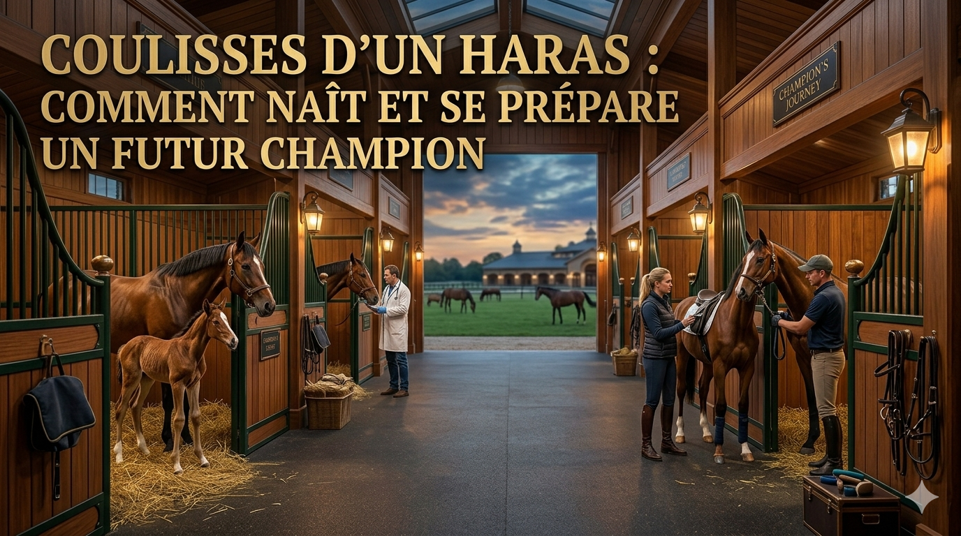COULISSES D'UN HARAS : COMMENT NAÎT ET SE PRÉPARE UN FUTUR CHAMPION
